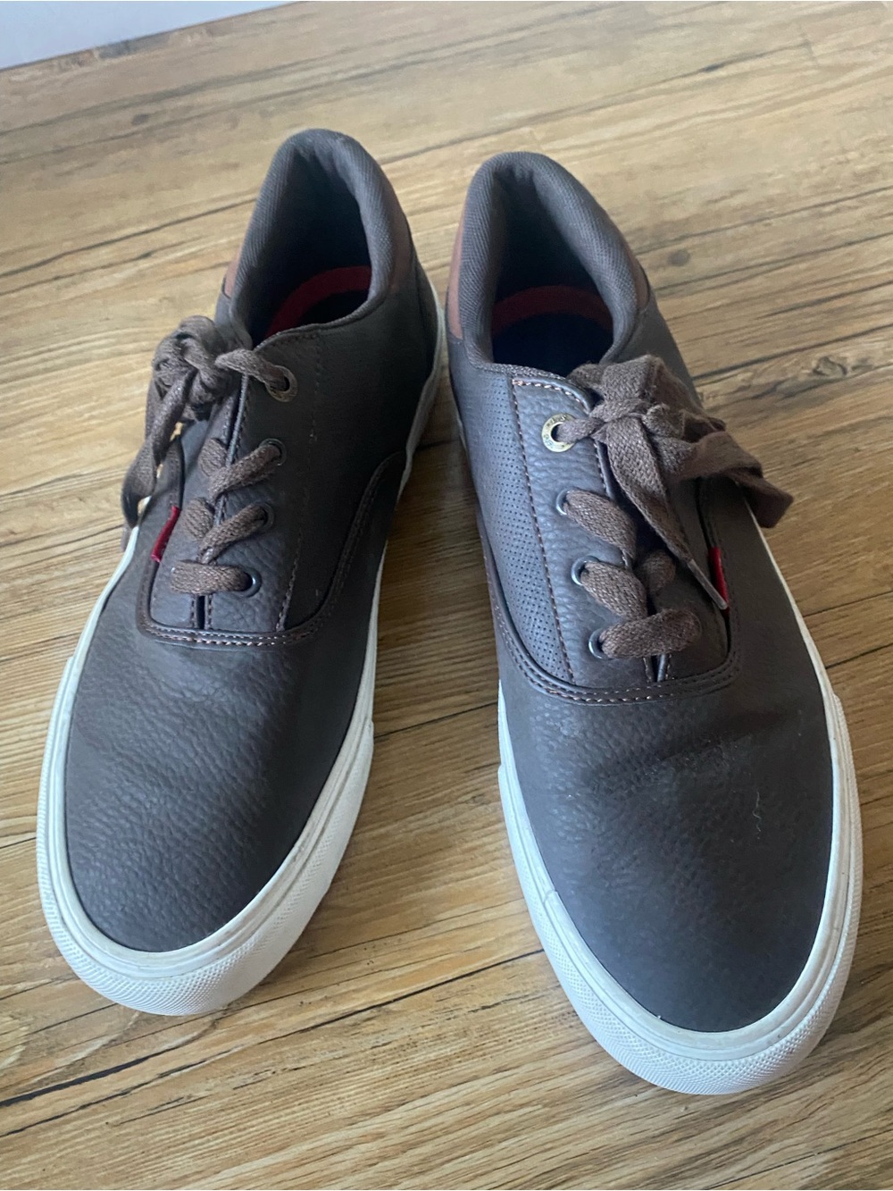 Men's Casual Brown Low-Top Sneakers